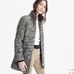 $150 Lodge coat in speckled boucle $365
